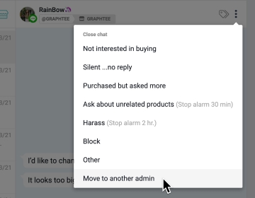 Change Chat Agent
