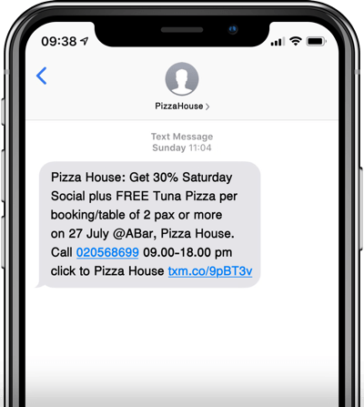 Send bulk SMS marketing campaigns