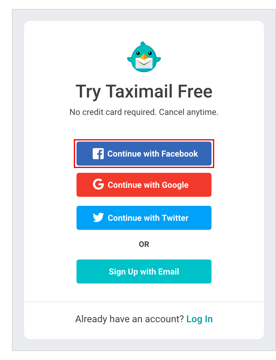 Help Center Signing Up With Taximail